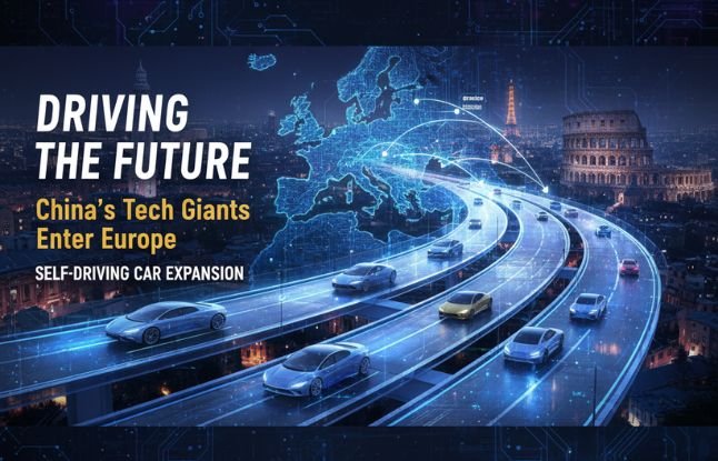 China’s Tech Giants Eye Europe: New Frontier for Self-Driving Car Expansion
