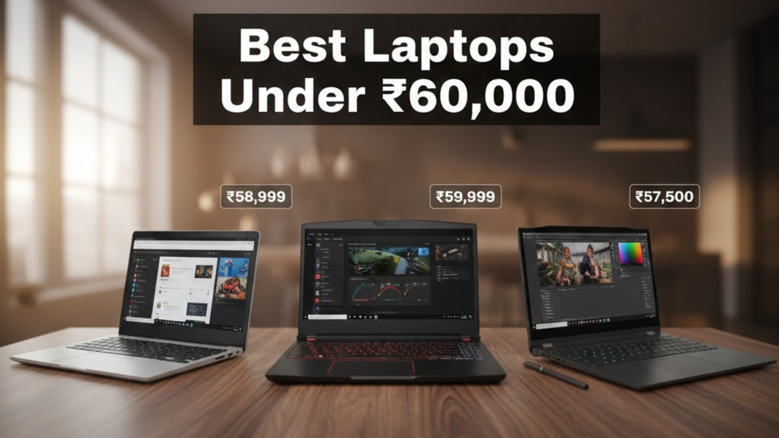 The Sub-₹60,000 Sweet Spot: Unlocking the Absolute Best Laptop for Every Need