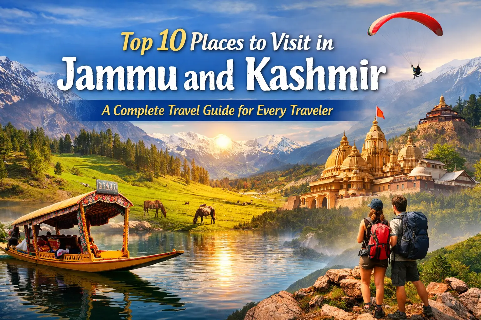 Places to Visit in Jammu and Kashmir: