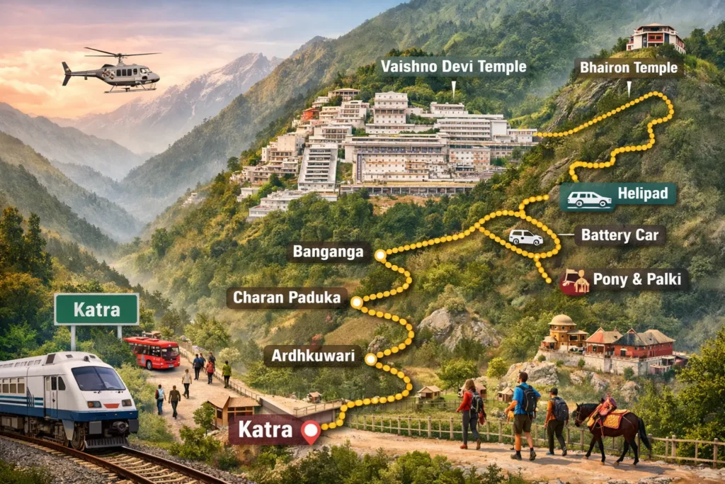 How to Reach Vaishno Devi Temple