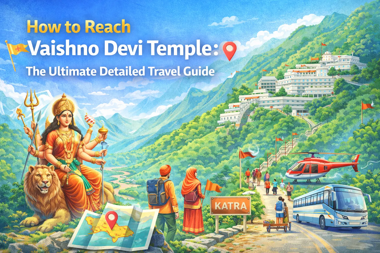 Reach Vaishno Devi Temple