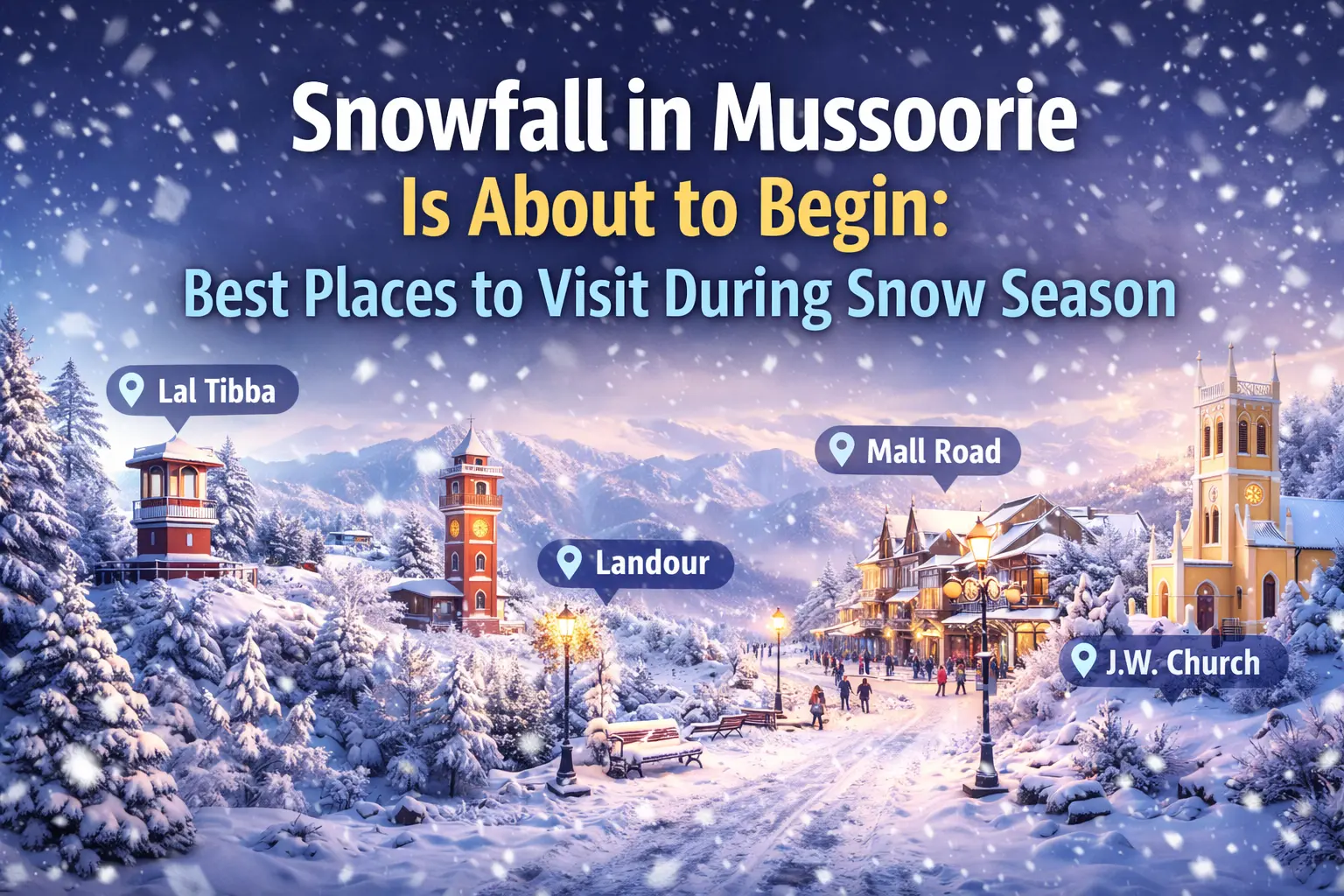 Snowfall in Mussoorie Is About to Begin: Best Places to Visit During Snow Season