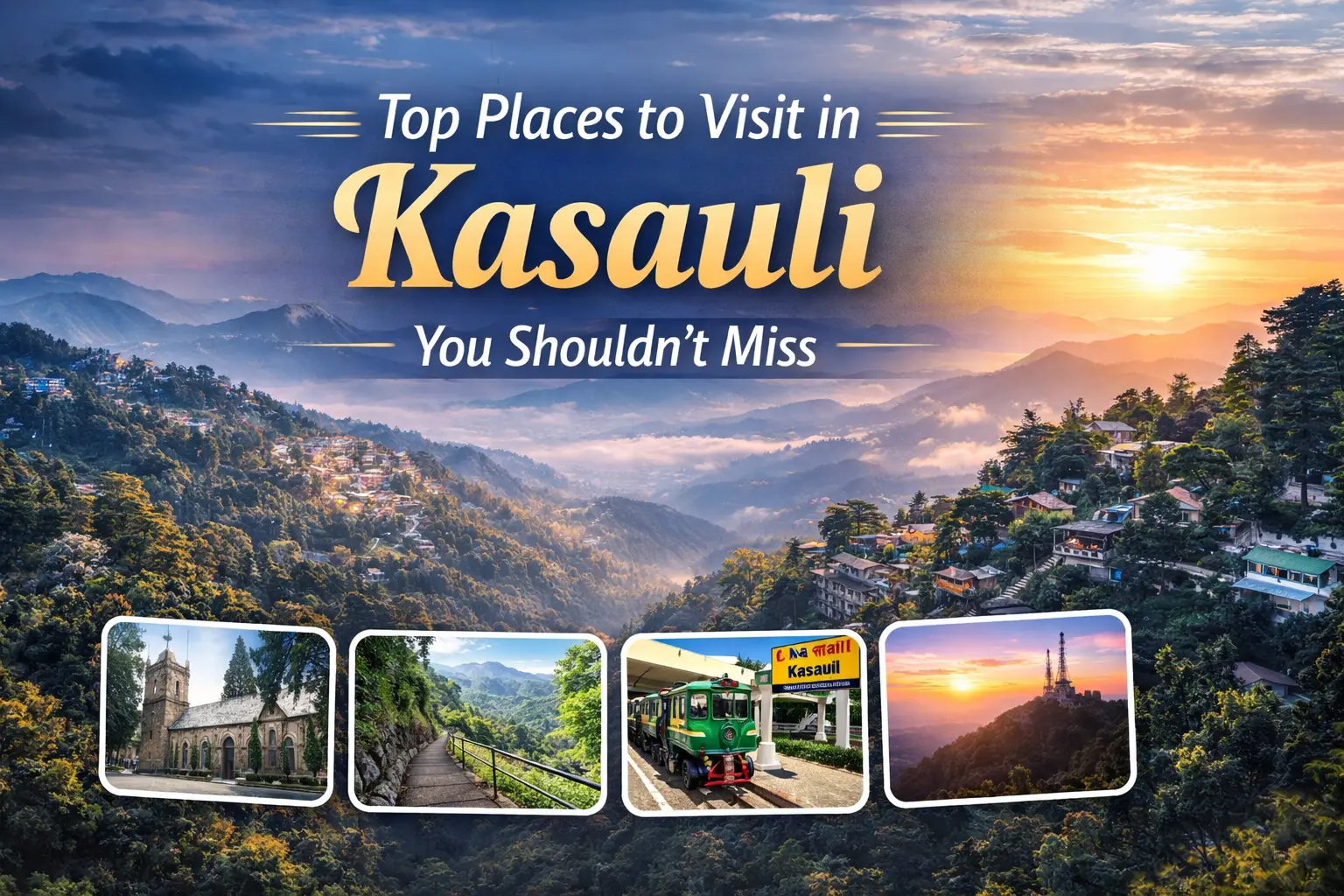 Top Places to Visit in Kasauli You Shouldn't Miss