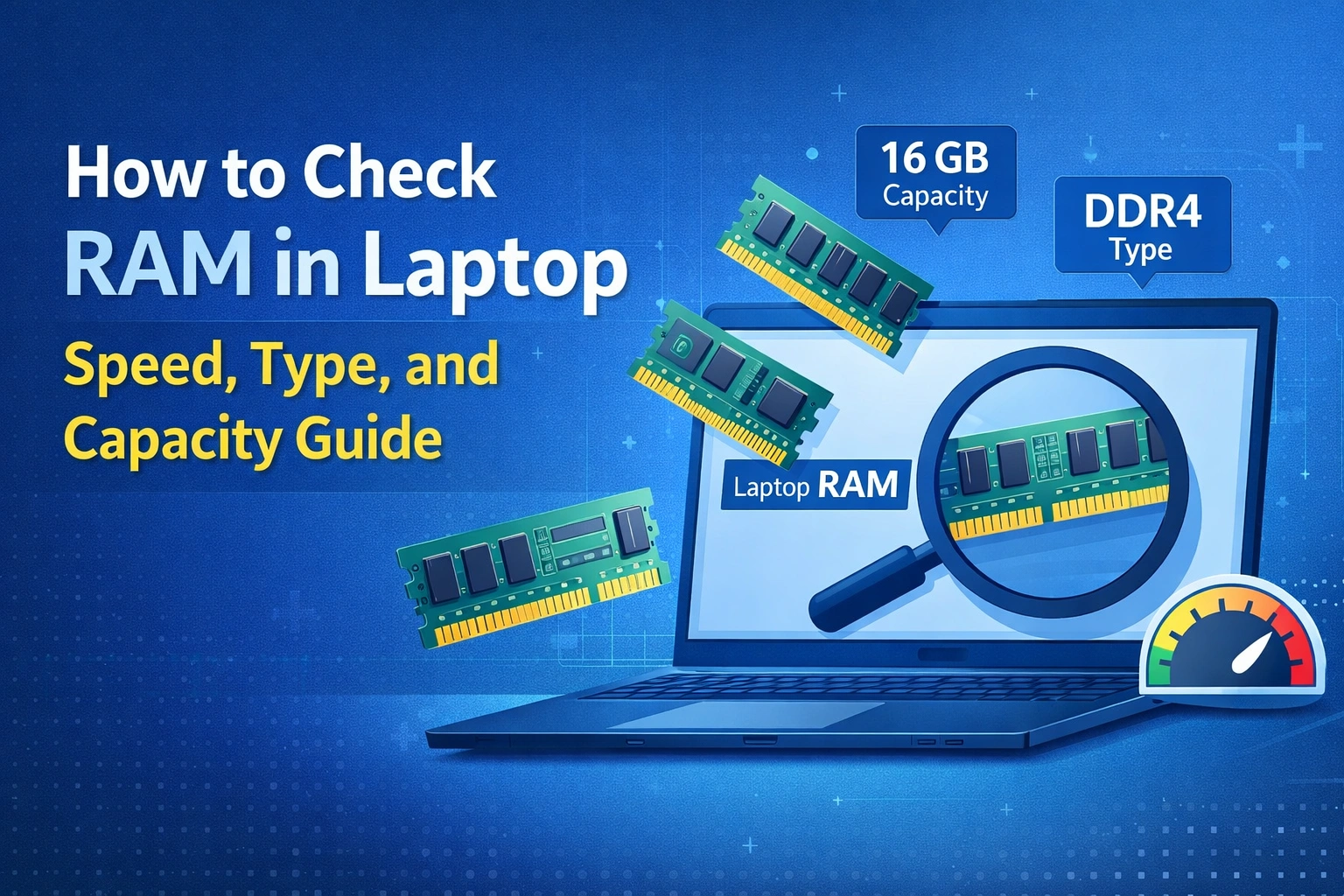 how to check ram in laptop